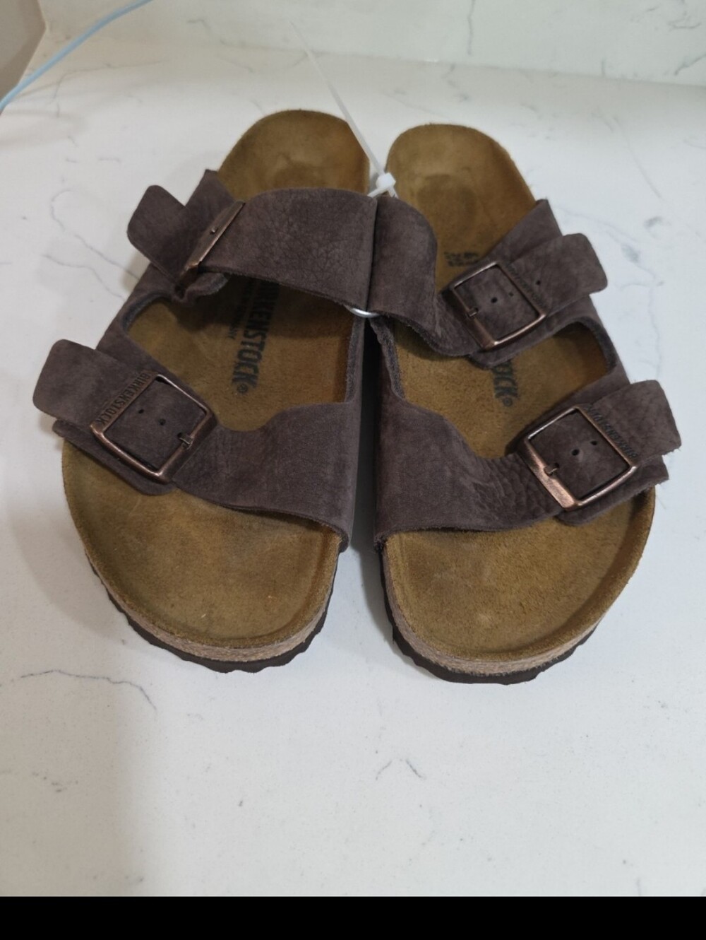 Birkenstock Arizona Sandal Desert Buck Roast, Sz 41- M (8-8.5), W (10-10.5)